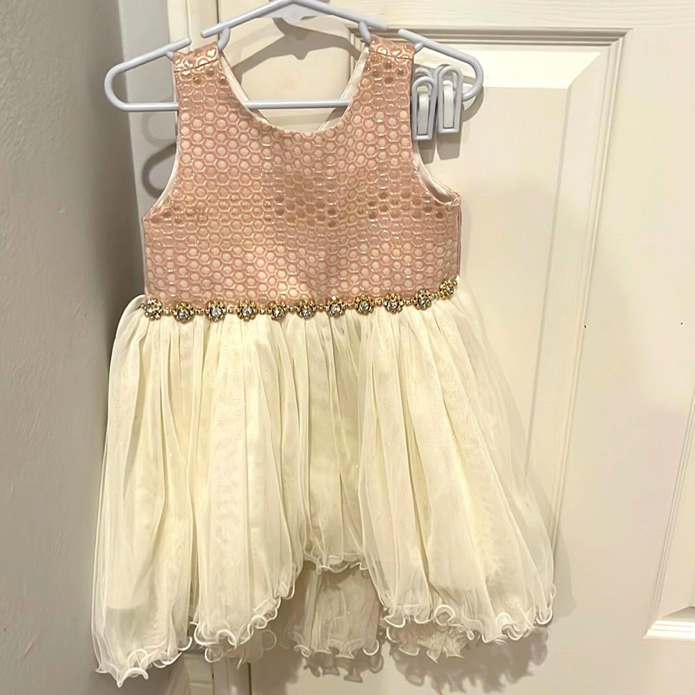 Holiday  glitter and toule dress!
